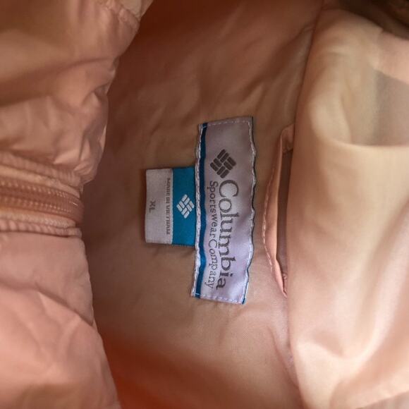 Columbia Sweet Maple Water Resistant Jacket Peach - Picture 4 of 11